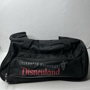 Disneyland Resort Mickey Celebrate Disney Rolling Duffle Carry On Luggage Bag